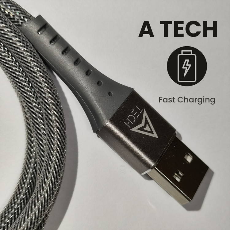 کابل تبدیل USB به لایتنینگ A TECH مدل iPh10 طول 1 متر