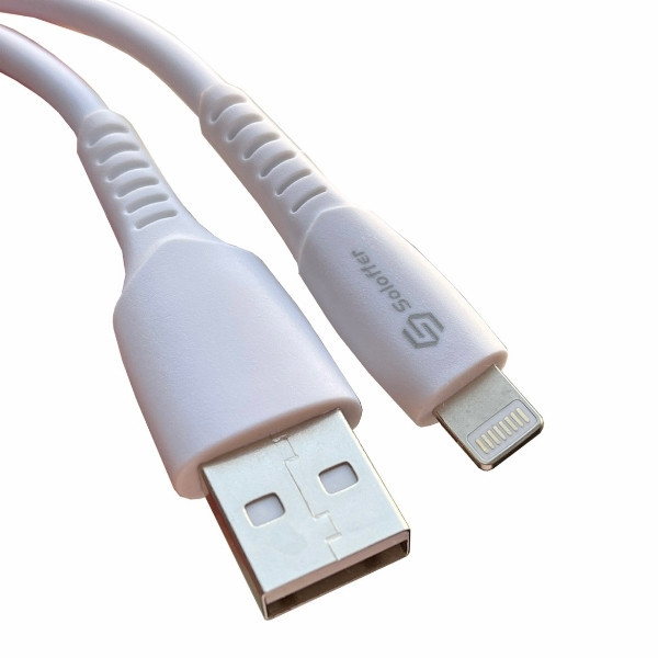 کابل تبدیل USB به لایتنینگ سولفر مدل آیفون XS Max طول یک متر