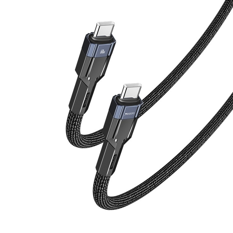 کابل USB-C مدل CA108 PD60W طول 1.2 متر