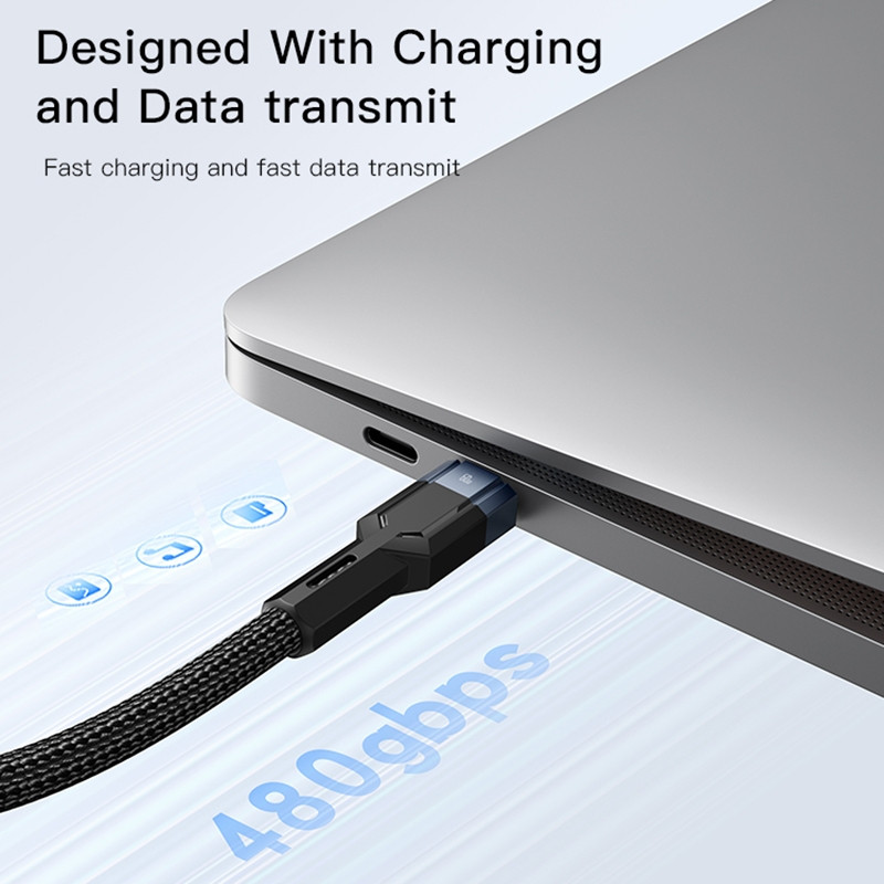کابل USB-C مدل CA108 PD60W طول 1.2 متر