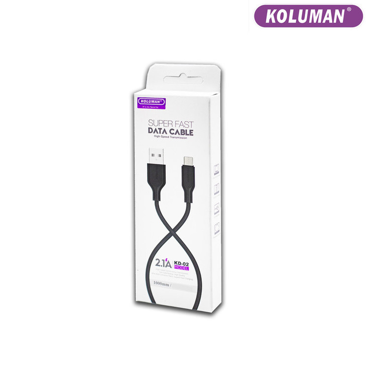 کابل تبدیل USB به USB - C کلومن مدل DK - 02 طول 1 متر