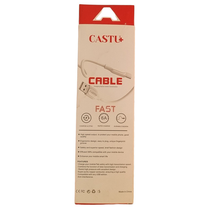 کابل تبدیل USB به MicroUsb کاستو پلاس مدل CK-311 طول 1متر