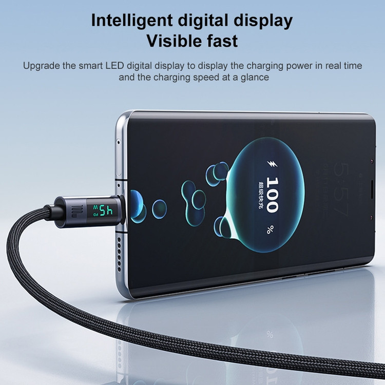 کابل USB-C مدل CA158 PD100W طول 1.2 متر