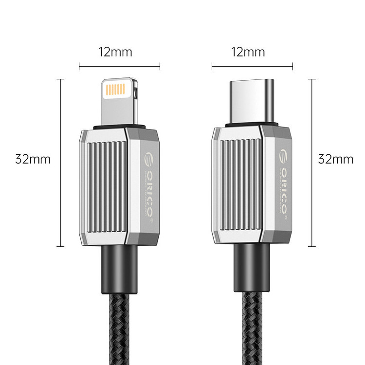 کابل تبدیل USB-C به لایتنینگ اوریکو مدل GQZ29 طول 2 متر