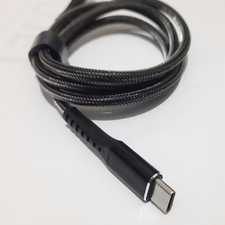 کابل تبدیل USB به USB-C الکای شارژ مدل فلزی فستینگ طول 1 متر