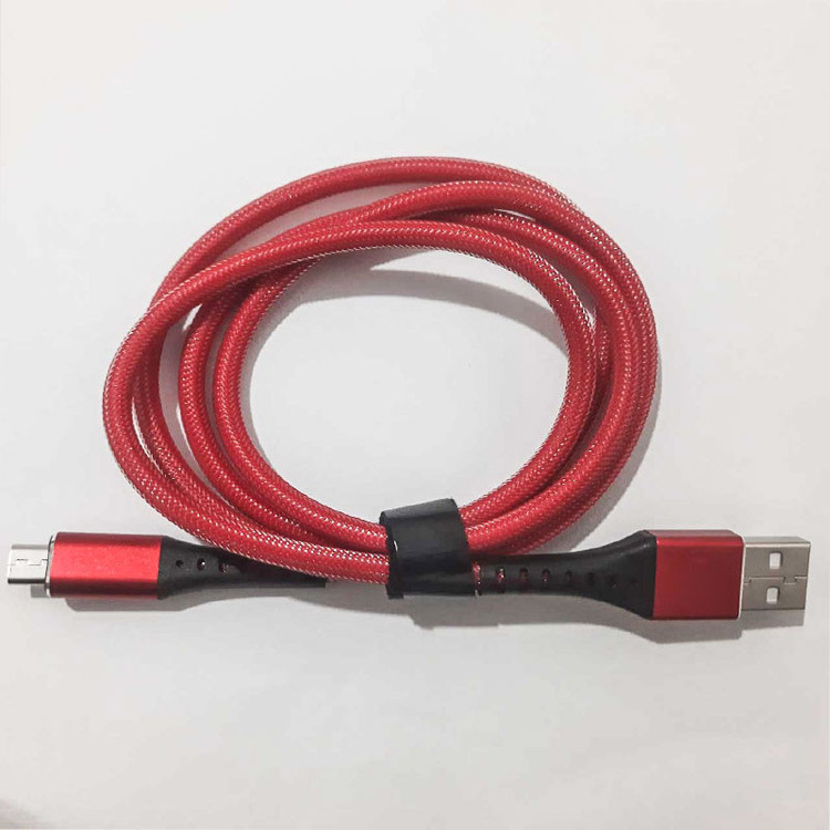 کابل تبدیل USB به USB-C الکای شارژ مدل فلزی فستینگ طول 1 متر