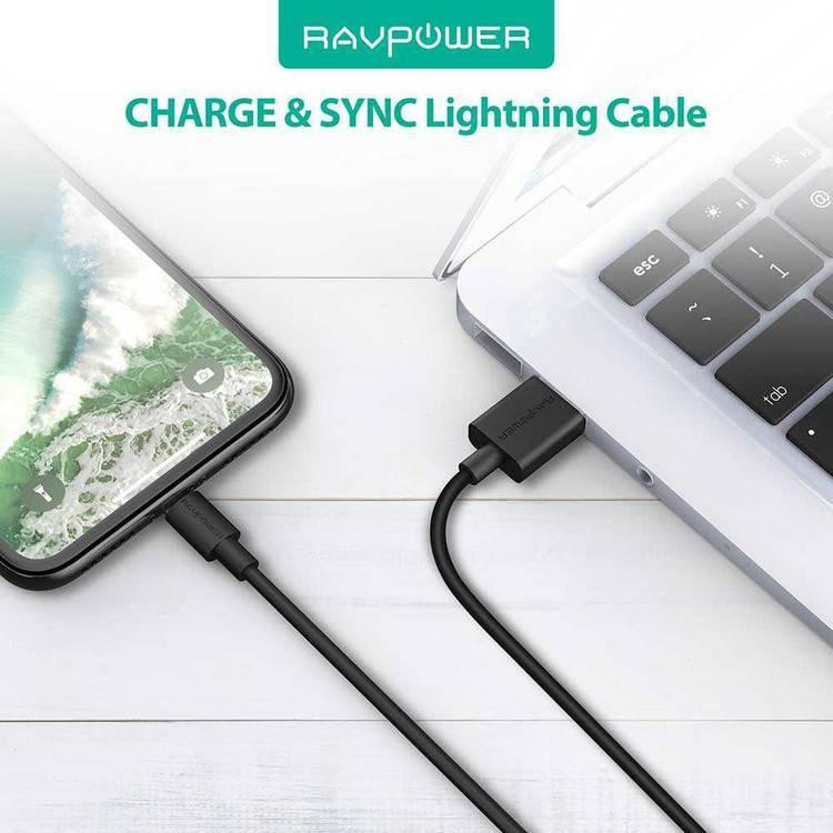 کابل تبدیل USB به لایتنینگ راوپاور مدل RP-CB045 مجموعه ۳ عددی