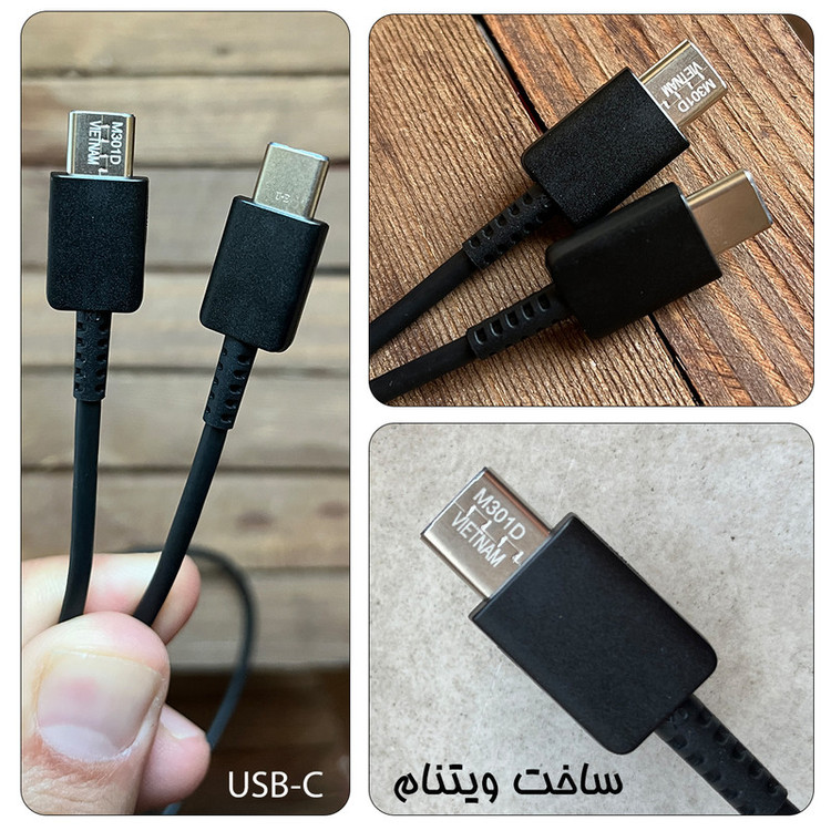 کابل USB-C توربو مدل Galaxy - S23 FE طول 1 متر