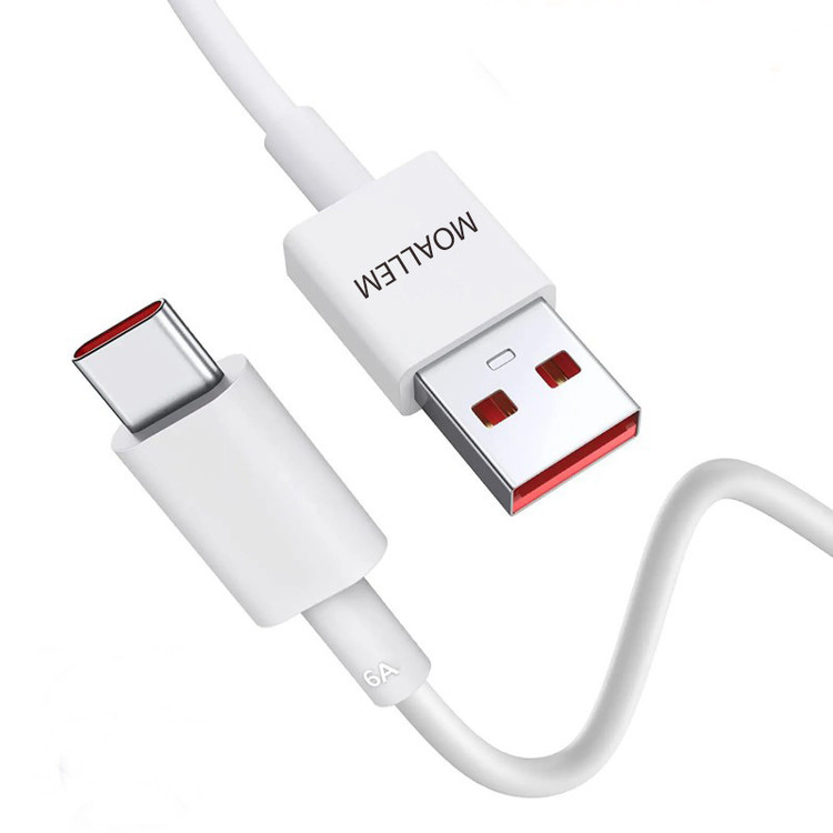 کابل تبدیل USB به USB-C معلم مدل POCO-120W به طول یک متر