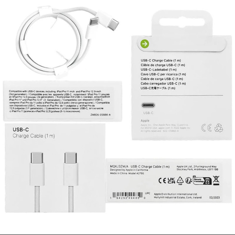 کابل USB-C مدل iPhone 15 طول 1 متر