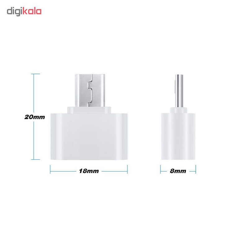 مبدل USB به microUSB مدل SB