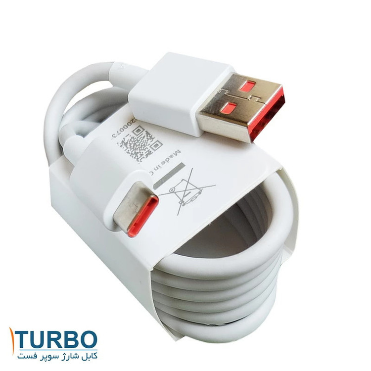 کابل تبدیل USB به USB-C مدل TURBO-6A-KL طول 1 متر