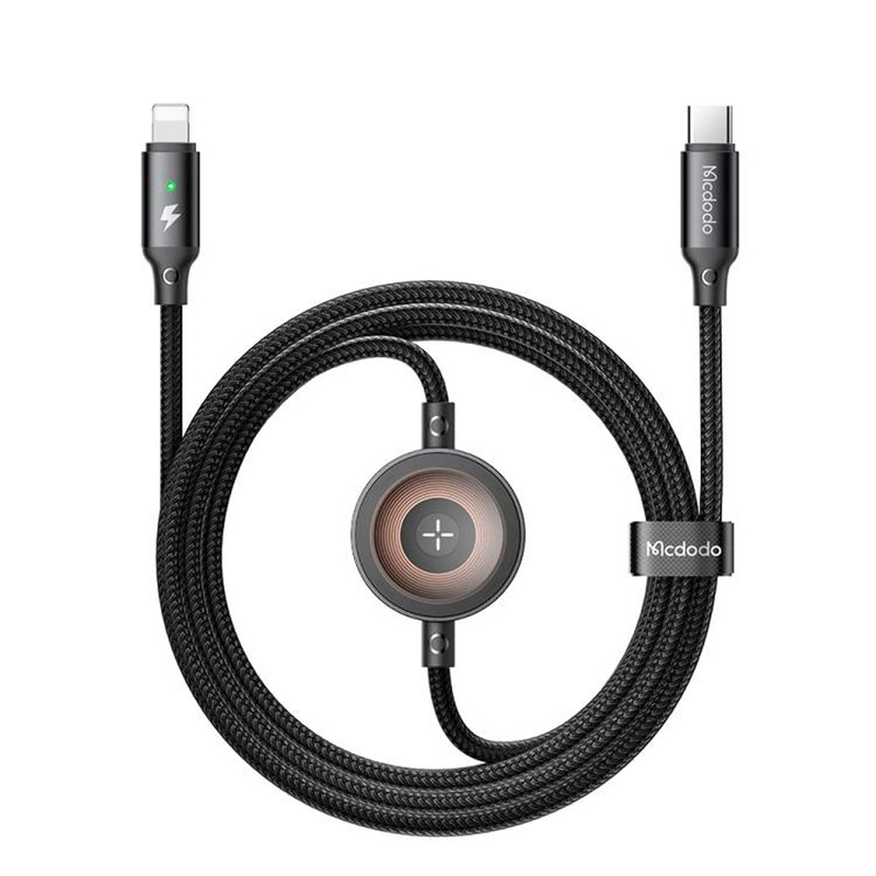 کابل تبدیل USB-C به میکرو اپل واچ /لایتنینگ مک دودو مدل ca-5680 طول 1.5 متر