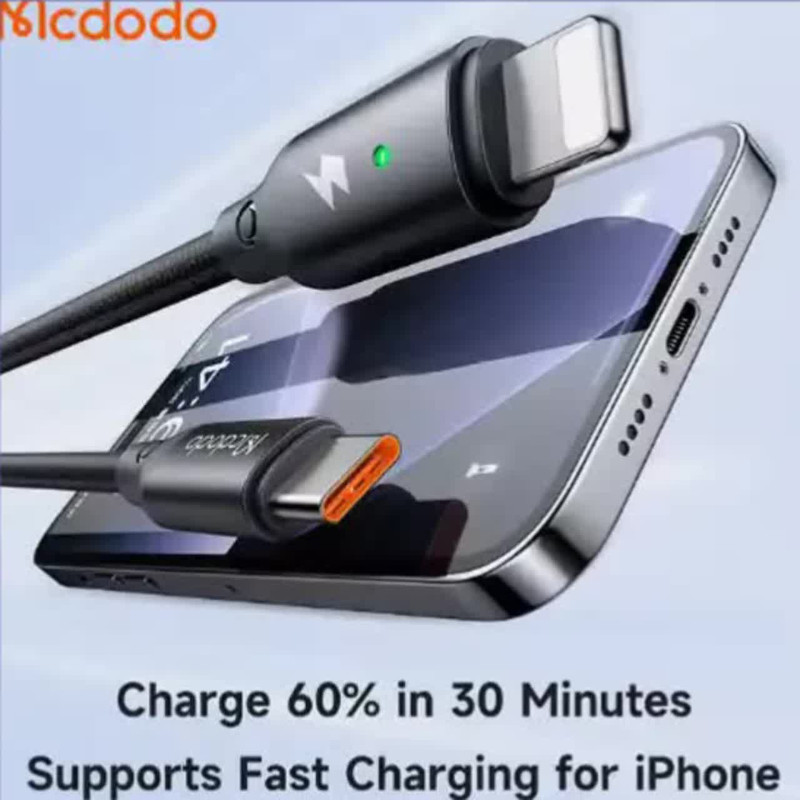 کابل تبدیل USB-C به میکرو اپل واچ /لایتنینگ مک دودو مدل ca-5680 طول 1.5 متر
