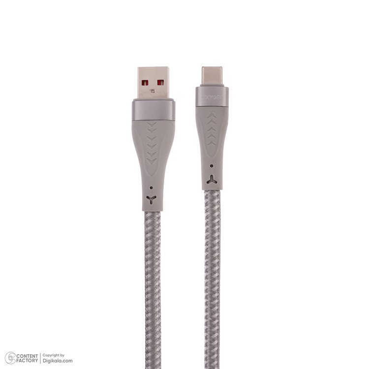 کابل تبدیل USB-A به USB-C اکسیژن مدل LX-3 طول 1 متر