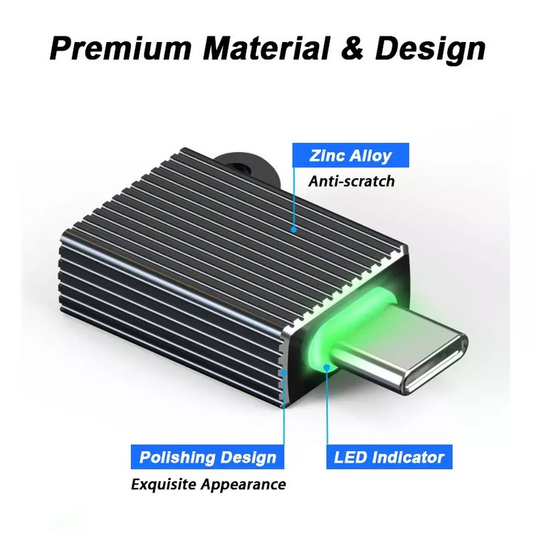مبدل USB-C OTG به USB 3.0 مدل PM-AC502