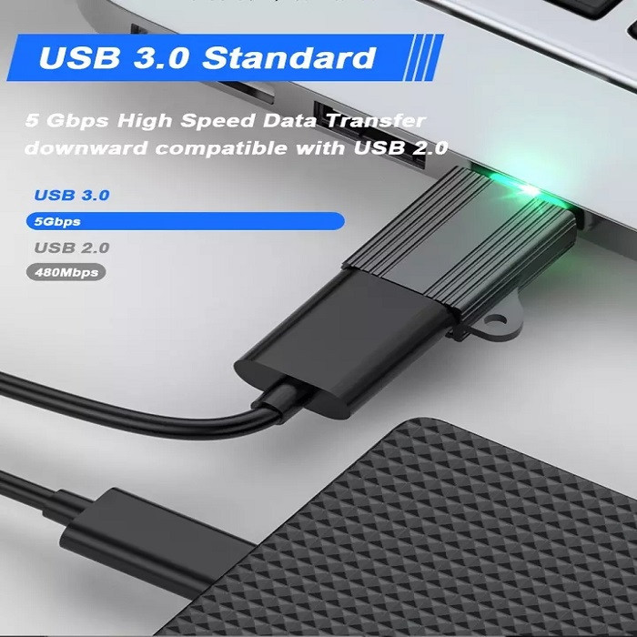 مبدل USB-C OTG به USB 3.0 مدل PM-AC502