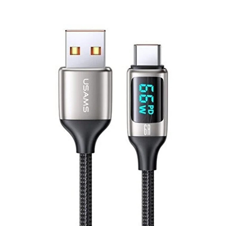 کابل تبدیل USB به USB-C مدل US-SJ544-66W طول 1.2 متر