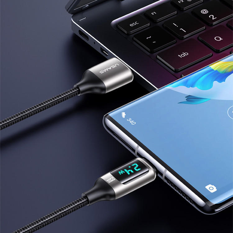 کابل تبدیل USB به USB-C مدل US-SJ544-66W طول 1.2 متر