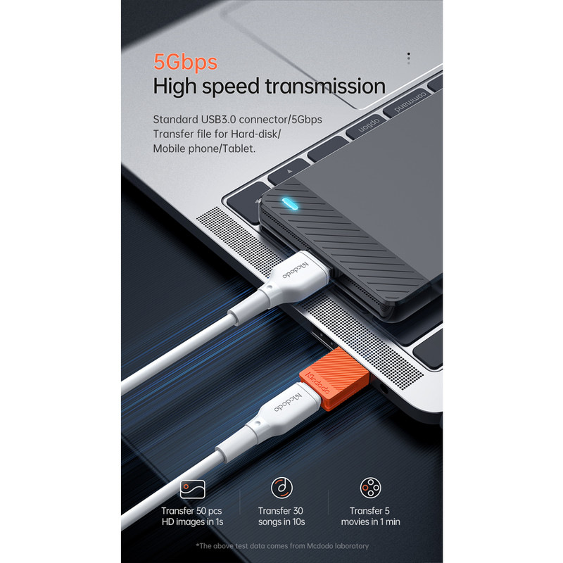 مبدل USB-C به USB3.0 مکدودو مدل MCT202