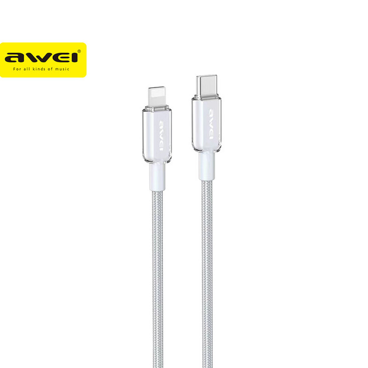 کابل تبدیل USB-C به لایتنینگ اوی مدل CL-148L 30W طول 1 متر