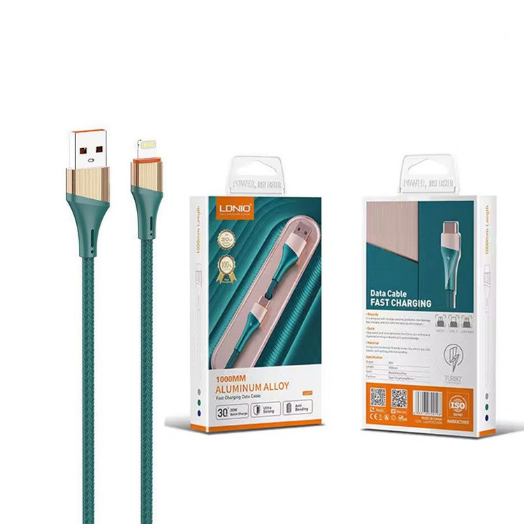 کابل تبدیل USB به لایتنینگ الدینیو مدل ls631i طول 1 متر