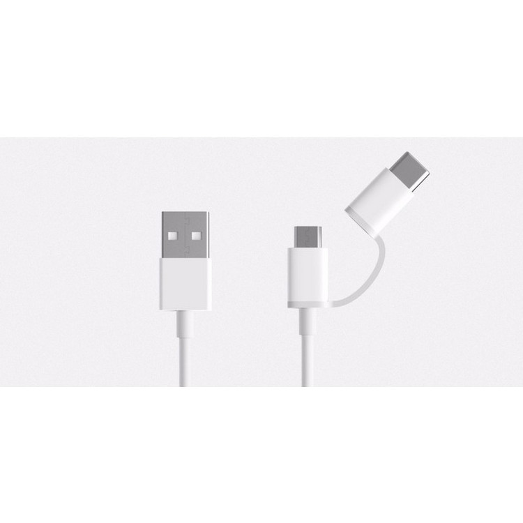 کابل تبدیل USB به USB-C/Micro USB زد ام آی مدلAL511 طول 0.3 متر