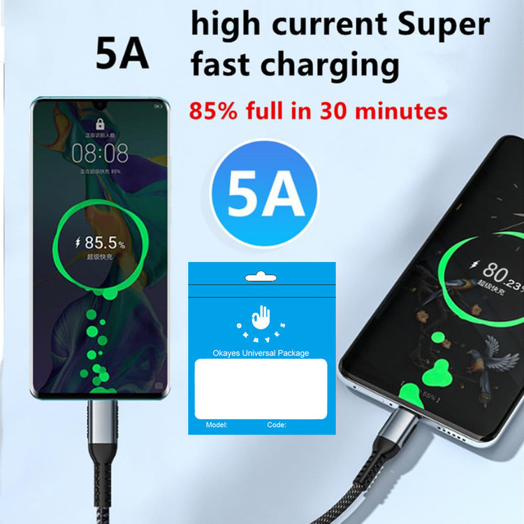 کابل تبدیل USB-C اکی یس مدل NICE DICE PD100W طول 1متر