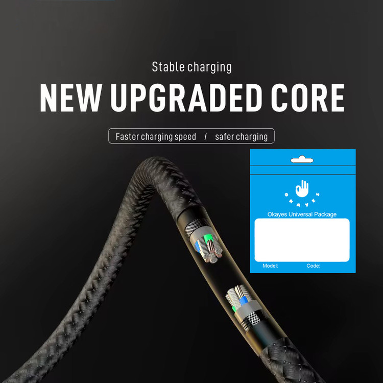 کابل تبدیل USB-C اکی یس مدل NICE DICE PD100W طول 1متر