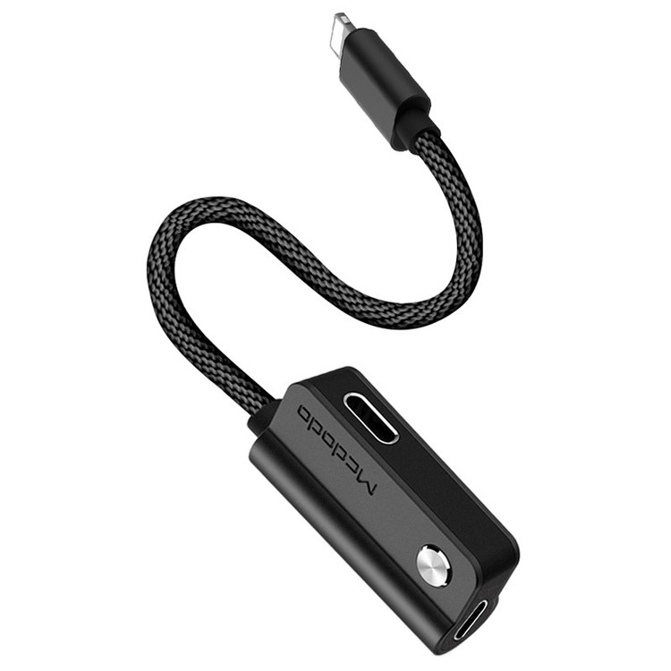 مبدل 1 به 2 لایتنینگ به جک 3.5mm مدل TA-CH
