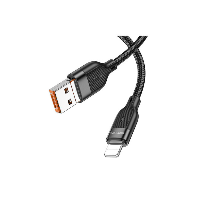 کابل تبدیل USB به لایتنینگ بروفون مدل BU45 27W طول 1.2 متر
