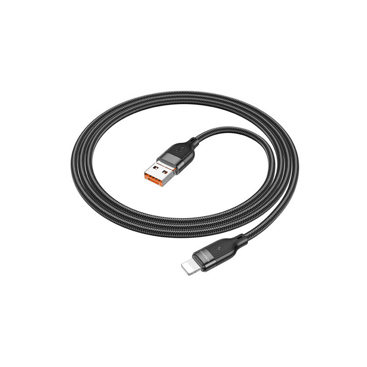 کابل تبدیل USB به لایتنینگ بروفون مدل BU45 27W طول 1.2 متر
