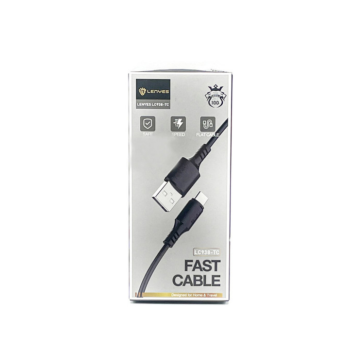 کابل تبدیل USB به USB-C لنیز مدل LC938 طول 1 متر