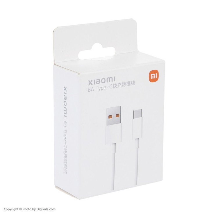 کابل تبدیل USB به USB-C مدل 6A طول 1 متر