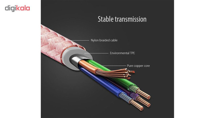 کابل تبدیل USB به microUSB اوی مدل CL-10 به طول 0.3 متر