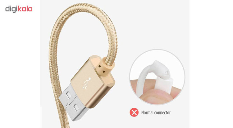 کابل تبدیل USB به microUSB اوی مدل CL-10 به طول 0.3 متر