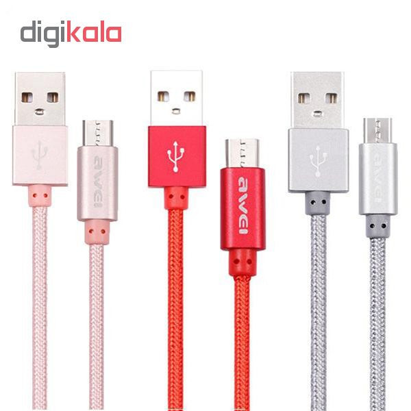 کابل تبدیل USB به microUSB اوی مدل CL-10 به طول 0.3 متر