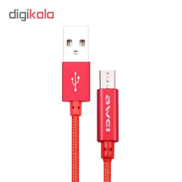 کابل تبدیل USB به microUSB اوی مدل CL-10 به طول 0.3 متر