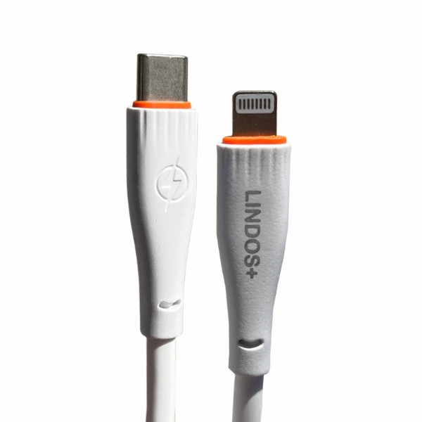 کابل تبدیل USB-C به لایتنینگ لیندو پلاس مدل iphone 13 pro max طول یک متر