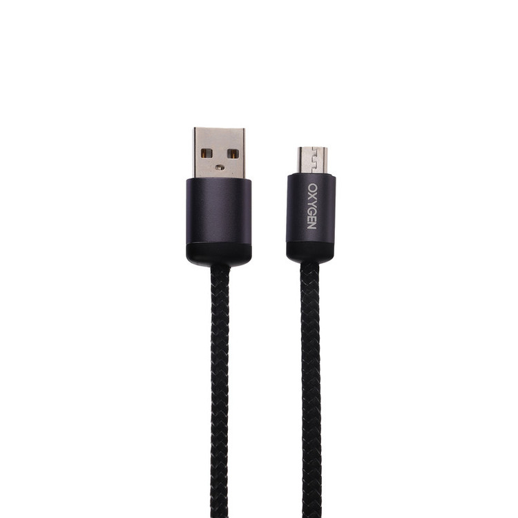 کابل تبدیل USB-A به MicroUSB اکسیژن مدل LX-22 طول 0.25 متر