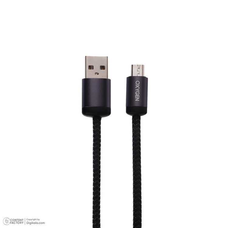 کابل تبدیل USB-A به MicroUSB اکسیژن مدل LX-22 طول 0.25 متر