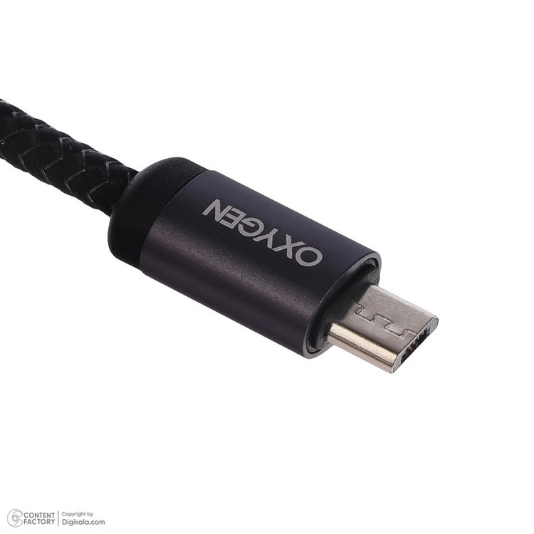 کابل تبدیل USB-A به MicroUSB اکسیژن مدل LX-22 طول 0.25 متر
