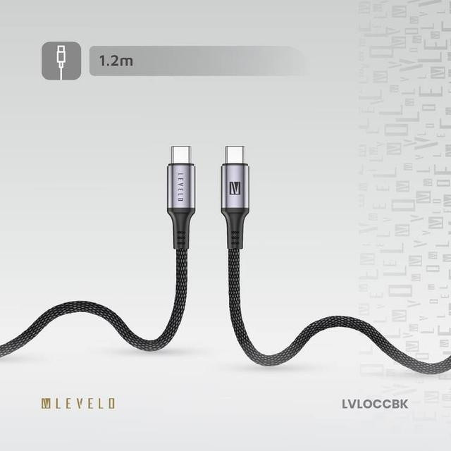 کابل Type-c لِولو مدل LVLOCCBK طول 1 متر
