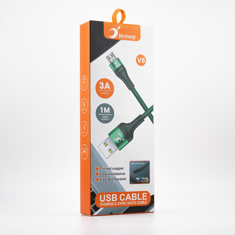 کابل تبدیل USB به microUSB آیرنج مدل DTL-017 طول 1 متر