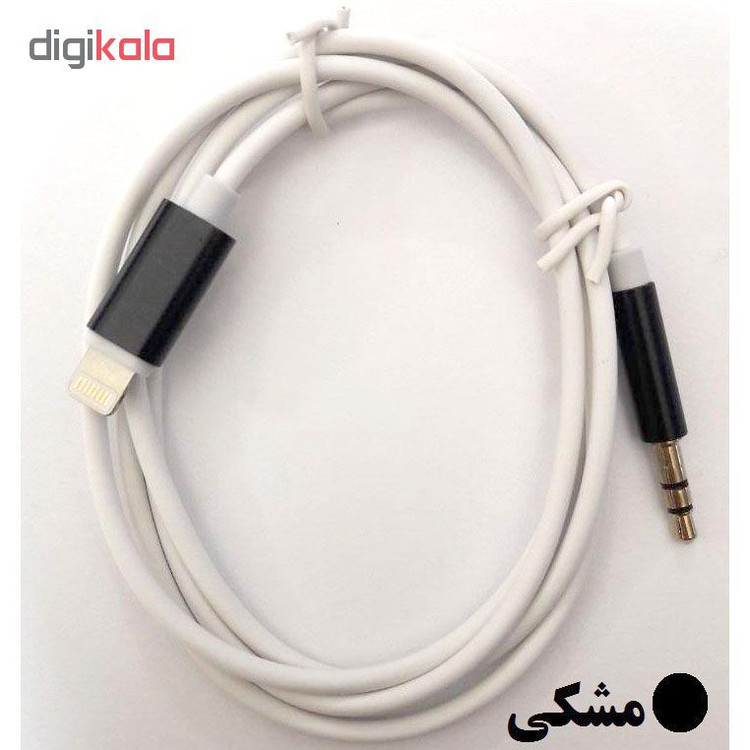 کابل تبدیل لایتنینگ به AUX مدل MFD-DLK 220 طول 1 متر