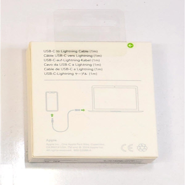 کابل تبدیل USB-C به لایتنینگ مدل اپلی طول 1 متر