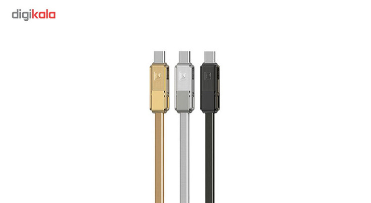 کابل تبدیل USB به microUSB/USB-C/لایتنینگ ریمکس مدل Gplex طول 1 متر
