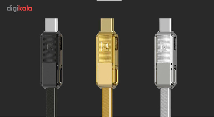کابل تبدیل USB به microUSB/USB-C/لایتنینگ ریمکس مدل Gplex طول 1 متر