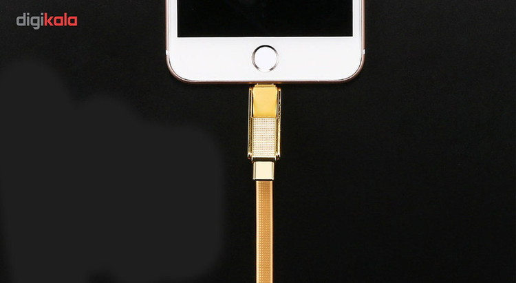 کابل تبدیل USB به microUSB/USB-C/لایتنینگ ریمکس مدل Gplex طول 1 متر