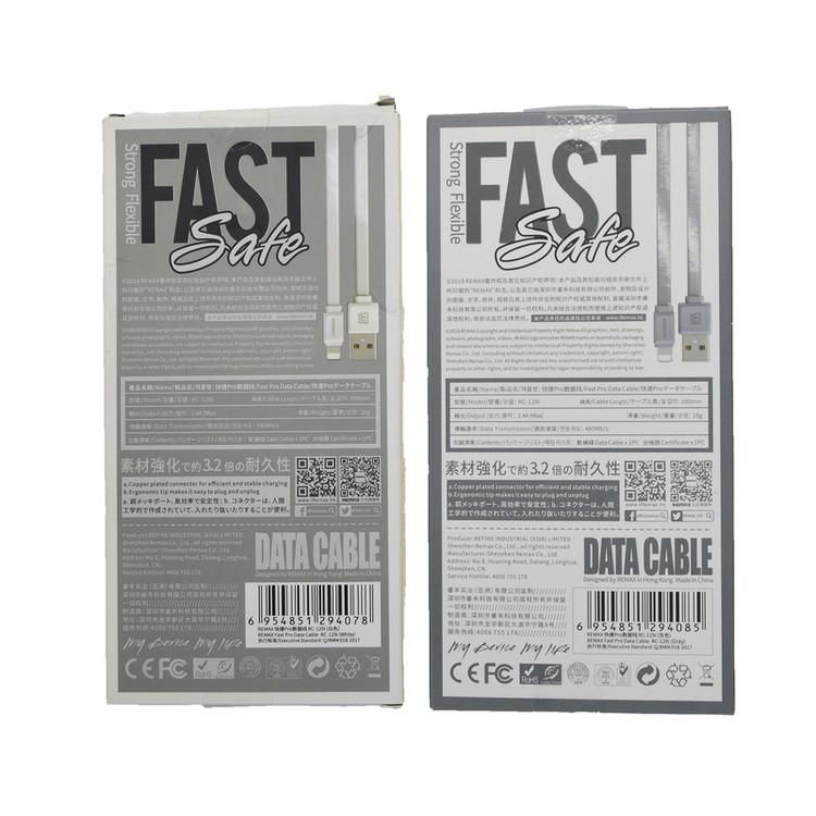 کابل تبدیل USB به لایتنینگ ریمکس مدل RC-129i